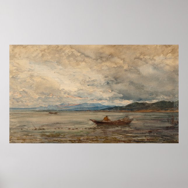 Affiche Fos, Environs De Martigues - Félix Ziem (Devant)