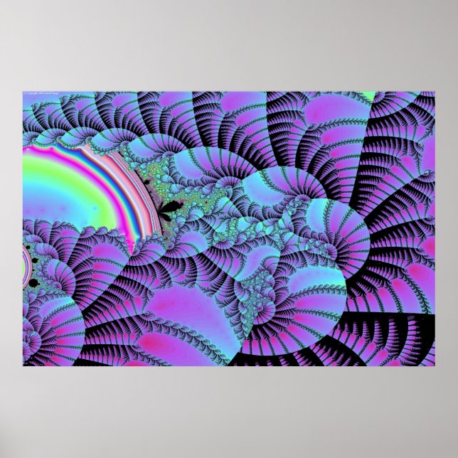 Affiche Fossile fractal (Devant)