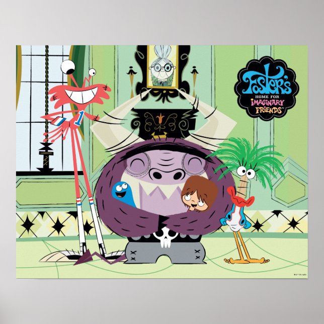 Affiche Foster's Home for Imaginary Friends | Groupe Hug (Devant)