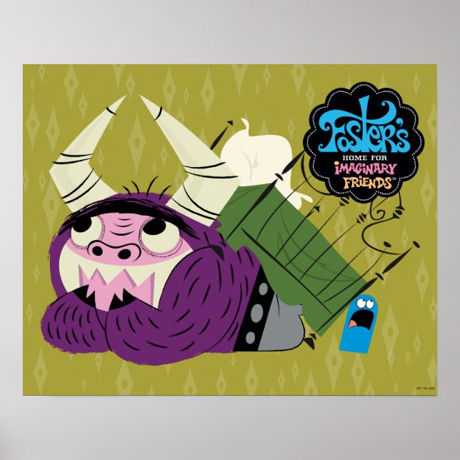 Affiche Foster's Home for Imaginary Friends | Sous lit (Devant)