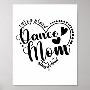 Affiche Fou Fier Danse Maman Toujours Forte - Danse Mère