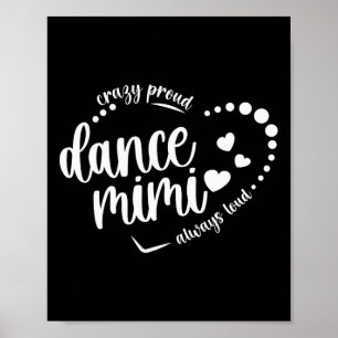 Affiche Fou Fier Danse Mimi Grand-Mère Danser Mimi D'Un D