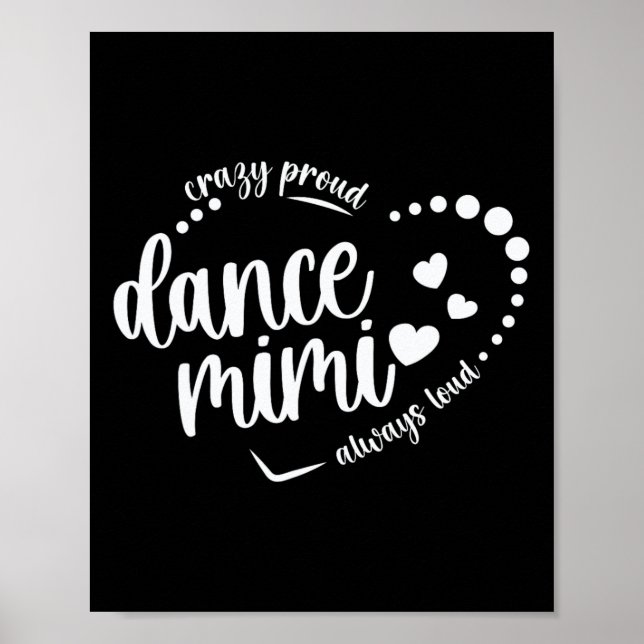 Affiche Fou Fier Danse Mimi Grand-Mère Danser Mimi D'Un D (Devant)