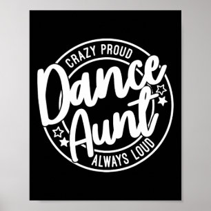 Affiche Fou Fier Danse Super Tante Danse Danse Aunti