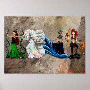 Affiche Four Elements