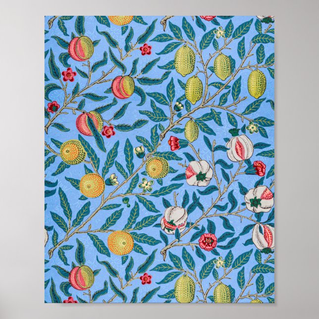 Affiche Four Fruit, William Morris (Devant)