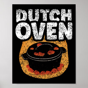 Affiche Four hollandais Lover Bbq Métal Fer Néerlandais Fo