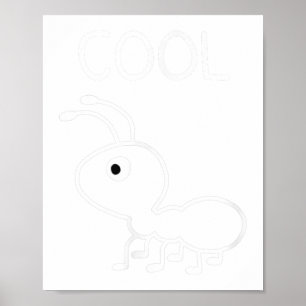 Affiche Fourmi Cool, Jeux de mots, Drôle, Blagues, Sarcast