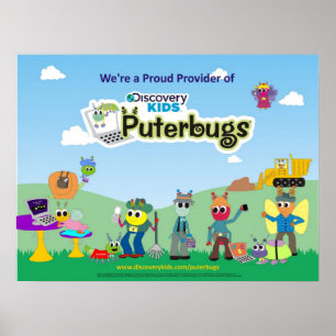 Affiche Fournisseur fier de Discovery Kids Puterbugs