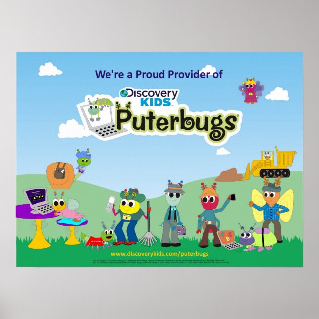 Affiche Fournisseur fier de Discovery Kids Puterbugs (Devant)