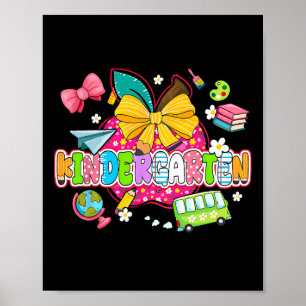Affiche Fournitures Preppy Maternelle Journée Joyeuse Dern
