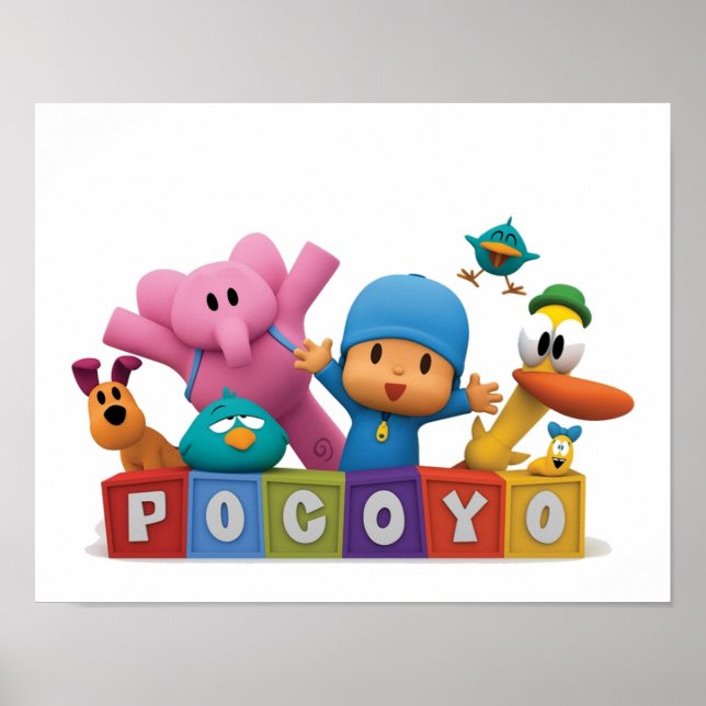 Affiche Fouryo Pocoyo Elly Pato TV 2019 (Devant)