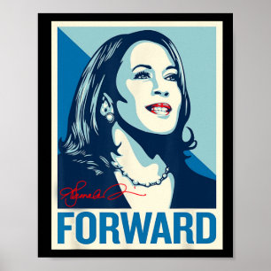 Affiche Foward Kamala Portrait