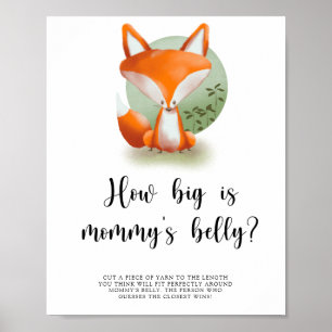 Affiche Fox - How big is mommy's belly game