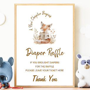 Affiche Fox Lecture Nouveau Chapitre Commence Diaper Raffl