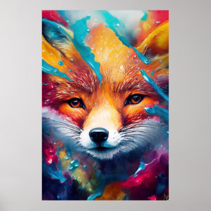 Affiche Fox Red fox Animal Discovery Adventure Nature