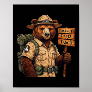 Affiche Foxtrots Delta Tangos résiste à la forêt nationale