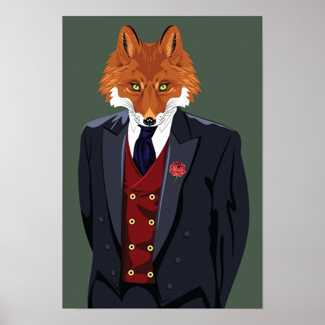 Affiche Foxy Portrait (Devant)