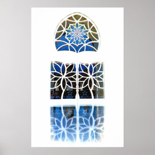 Affiche Foyer de la mosquée 1 blanc