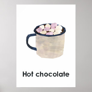 Affiche Fr - Chocolat chaud
