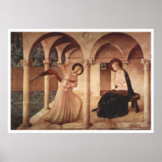 Affiche Fra Angelico - Annonciation