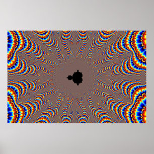 Affiche Fractal Central - Fractal Art