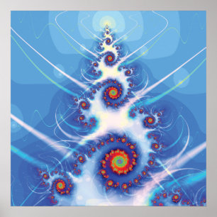 Affiche Fractal Christmas Tree