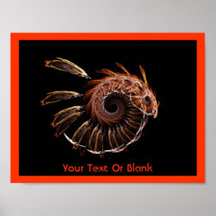 Affiche Fractal Firebird