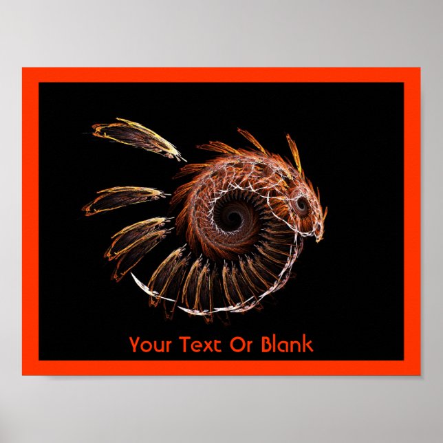 Affiche Fractal Firebird (Devant)