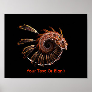 Affiche Fractal Firebird