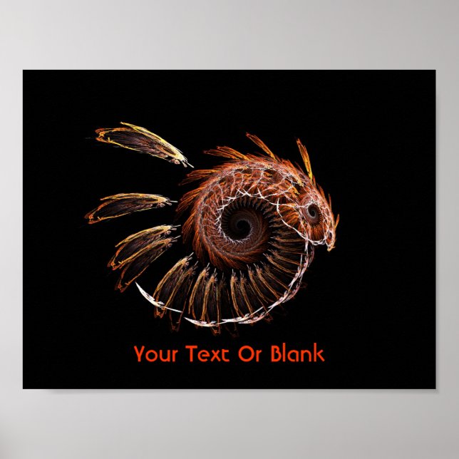 Affiche Fractal Firebird (Devant)