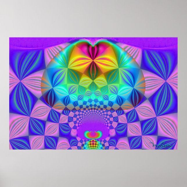 Affiche Fractal Karl Marx (Devant)