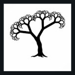 Affiche Fractal Tree Black<br><div class="desc">A fractal is "a rough or fragmented geometric shape that can be split into parts, each of which is (at least approximately) a reduced-size copy of the whole, " a property called self-similarity. Roots of mathematically rigorous treatment of fractals can be traced back to functions studied by Karl Weierstrass, Georg...</div>