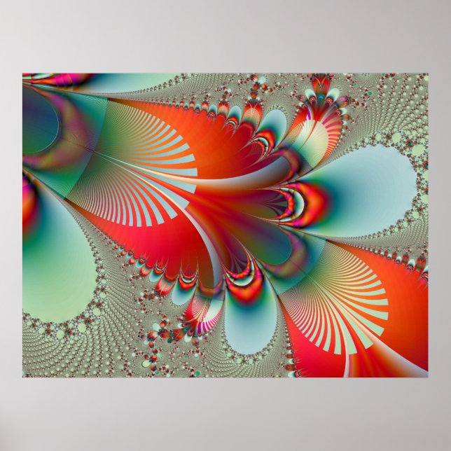 Affiche Fractale 887 (Devant)