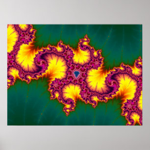 Affiche Fractale de Mandelbrot