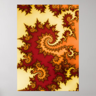 Affiche Fractale de Mandelbrot