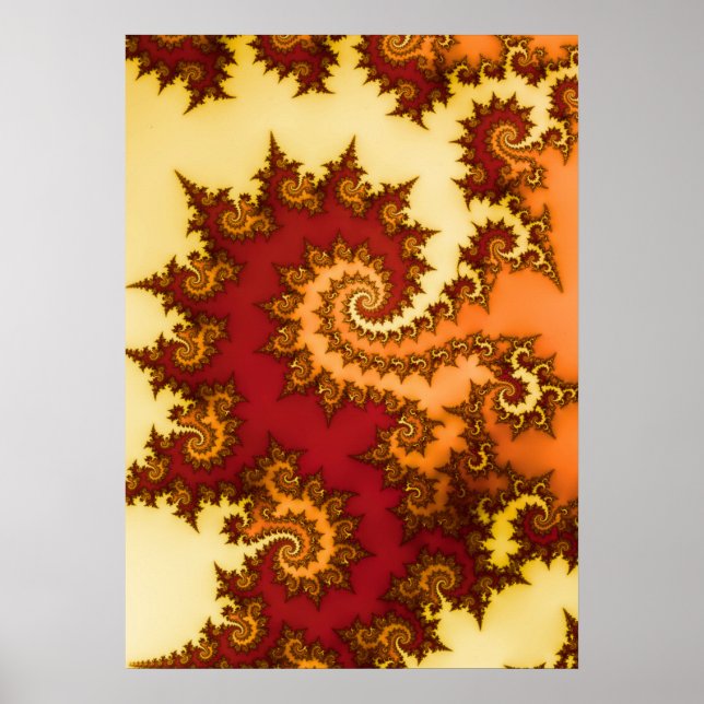 Affiche Fractale de Mandelbrot (Devant)