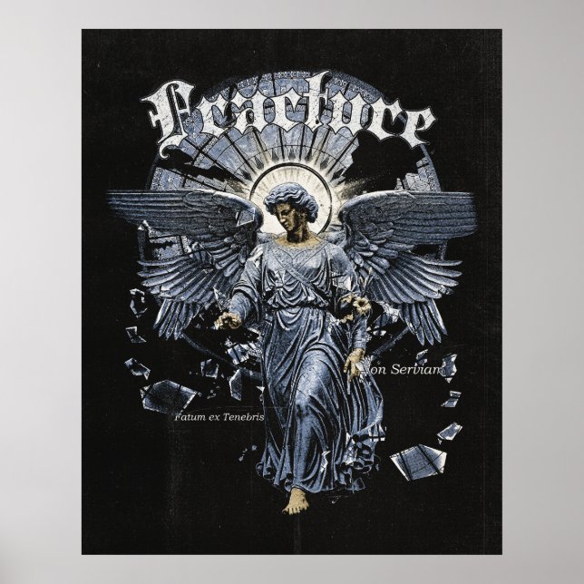 Affiche Fracture - Conception de streetwear gothique (Devant)