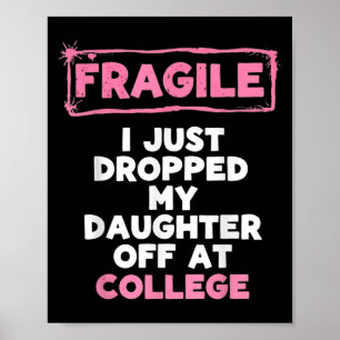 Affiche Fragile Je Viens De Laisser Mon Enfant À L'Univers