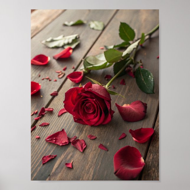 Affiche "Fragments d'une fleur" (Devant)