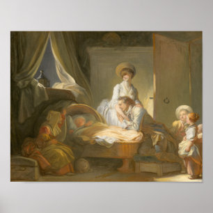 Affiche Fragonard Portrait - Jean-Honoré Fragonard