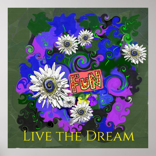 Affiche Fraîche Vivid Colorful Fun Happy (Devant)