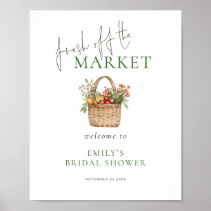 Affiche Fraîchement arrivé sur le Marché Bienvenue à l'ent