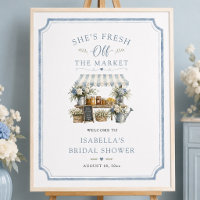 Fraîchement sortie du marché Baby Shower Bleu et B