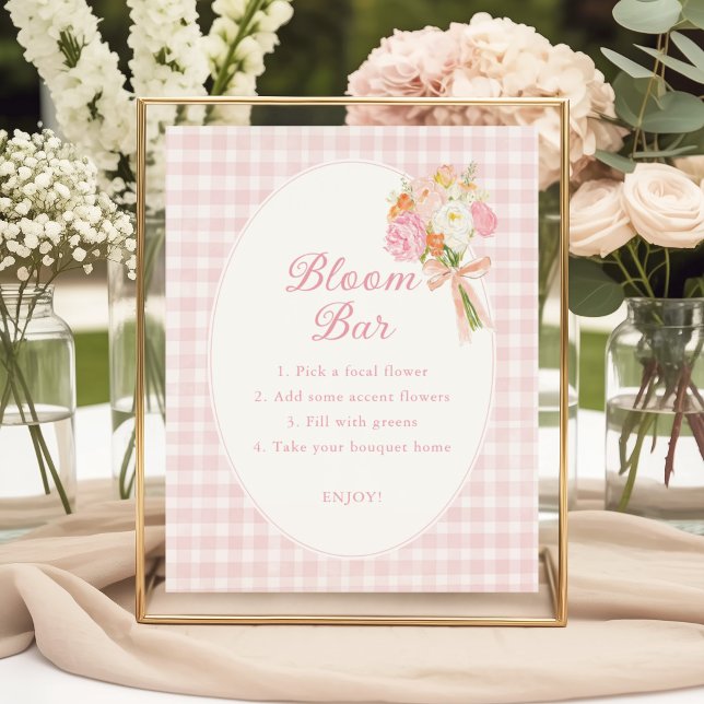 Affiche Fraîchement sortie du marché Bar de fleurs pour Ba (Créateur téléchargé)