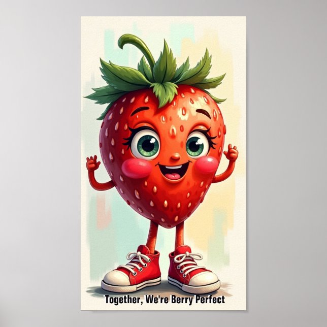 Affiche Fraise (Devant)