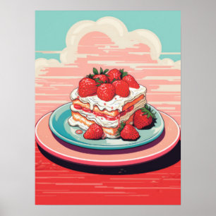 Affiche Fraise Bliss Délice
