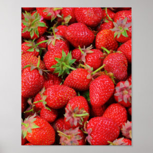 Affiche Fraises