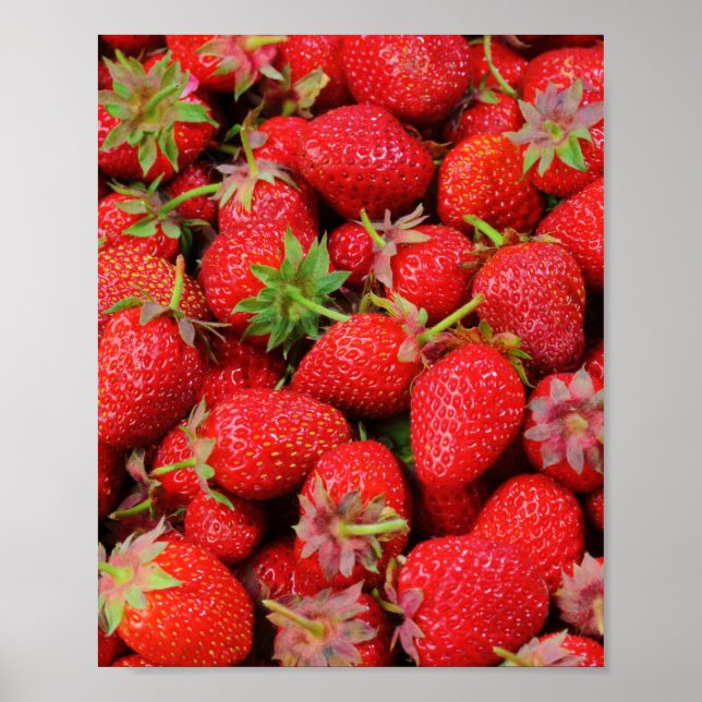 Affiche Fraises (Devant)