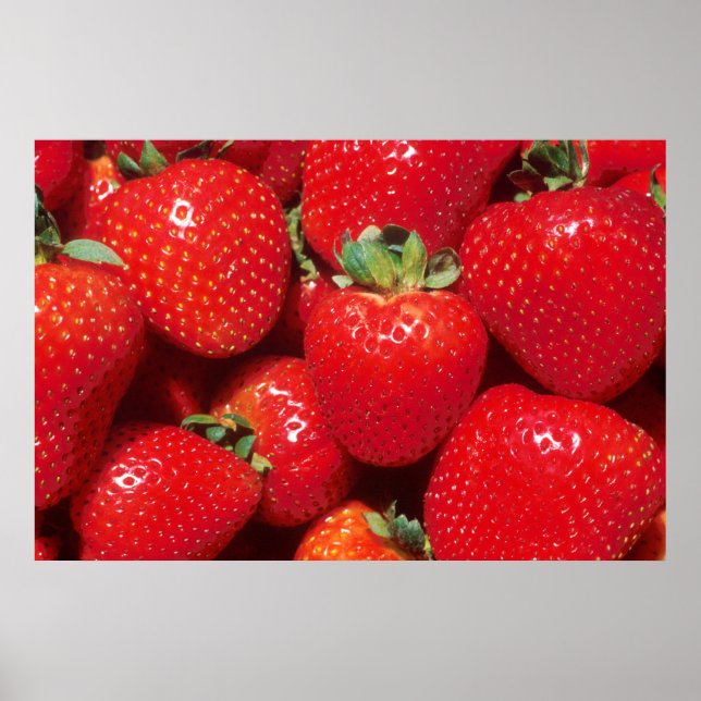 Affiche Fraises (Devant)